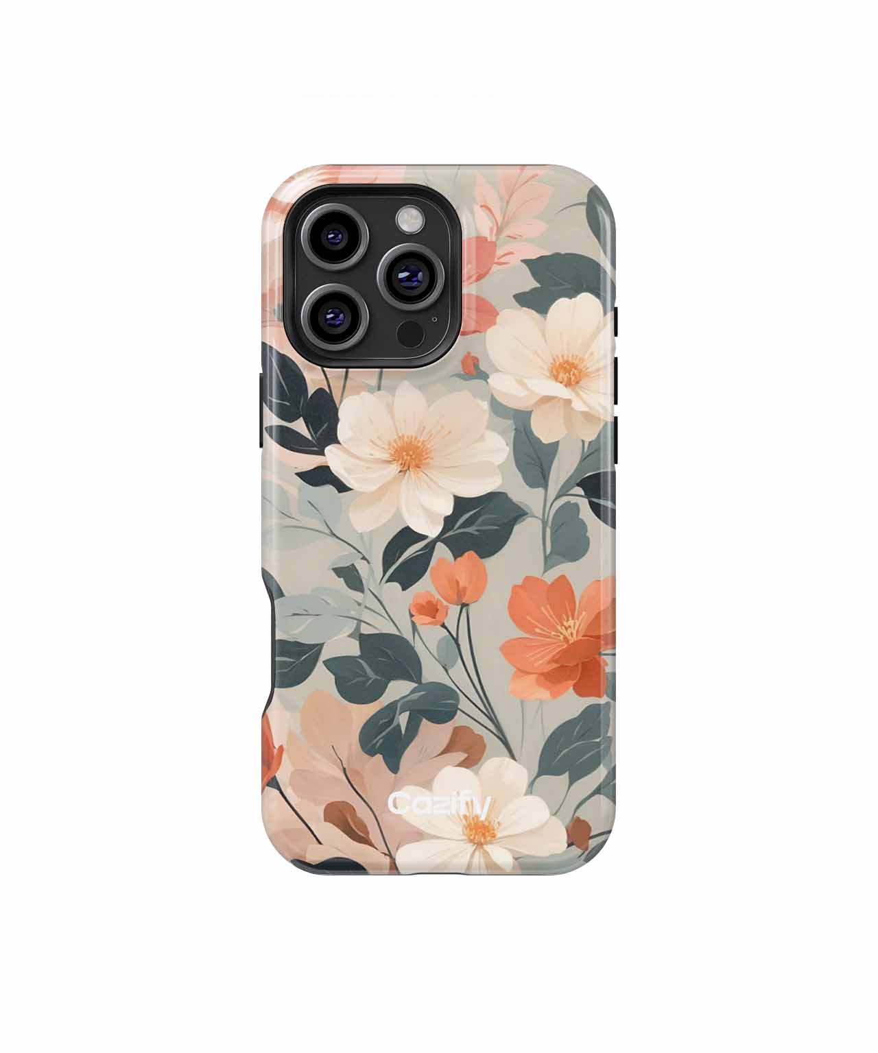 Blooming Floral Delight in Soft Pastels iPhone case Case Cazify - Delivery Canada