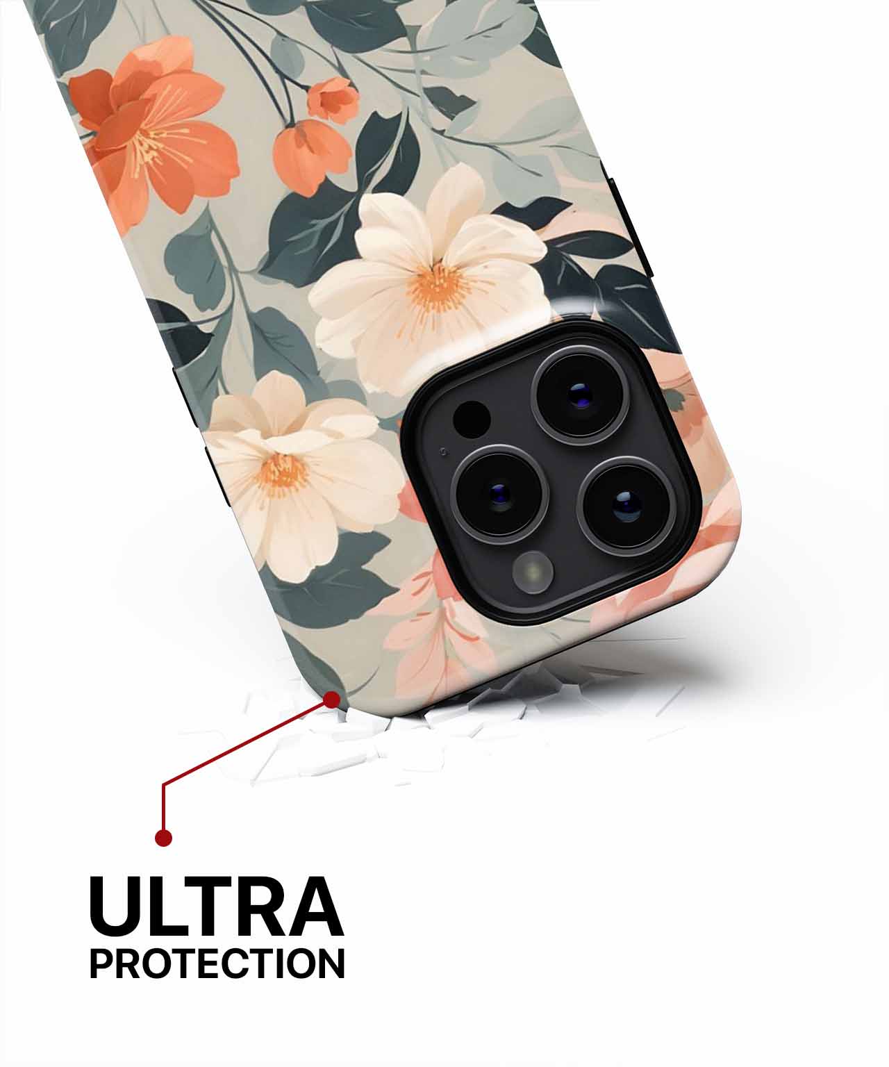 Blooming Floral Delight in Soft Pastels iPhone case Case Cazify - Delivery Canada