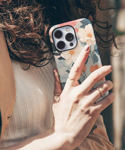 Blooming Floral Delight in Soft Pastels iPhone case Case Cazify - Delivery Canada