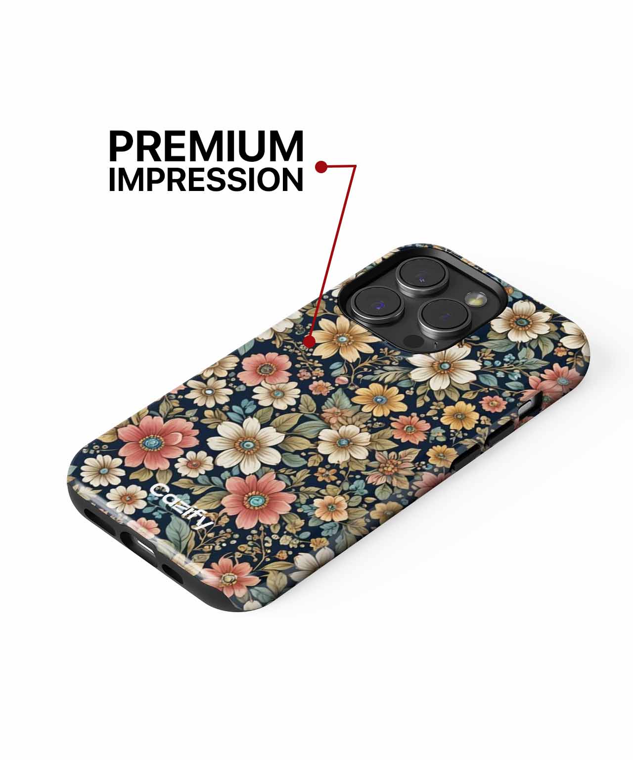 Blooming Floral Fun Under Moonlight iPhone case Case Cazify - Delivery Canada