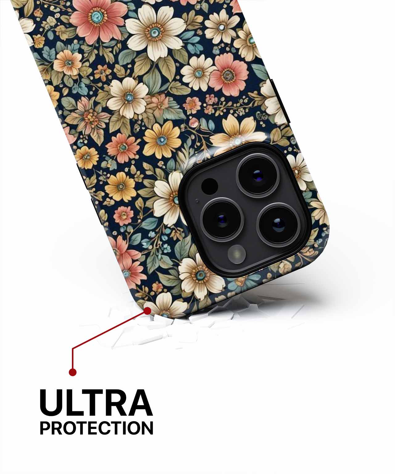 Blooming Floral Fun Under Moonlight iPhone case Case Cazify - Delivery Canada