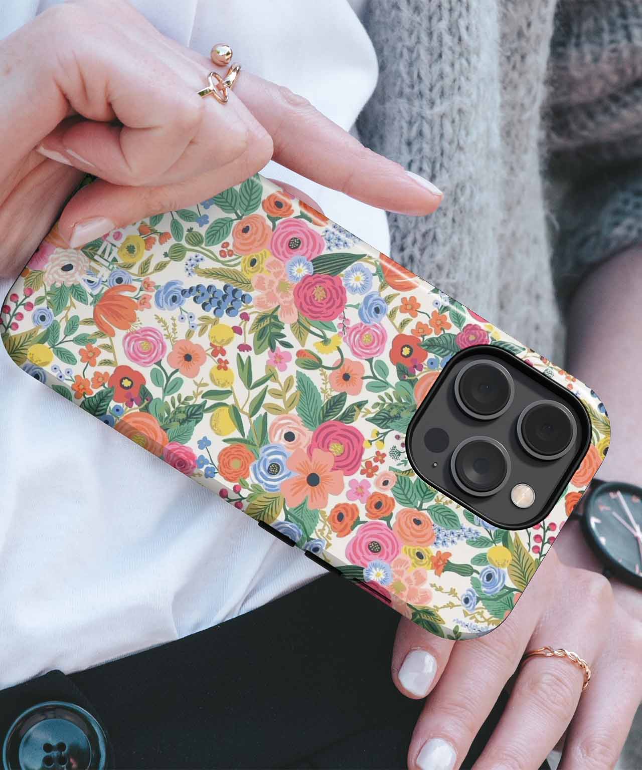 Blooming Garden Party Extravaganza iPhone case Case Cazify - Delivery Canada