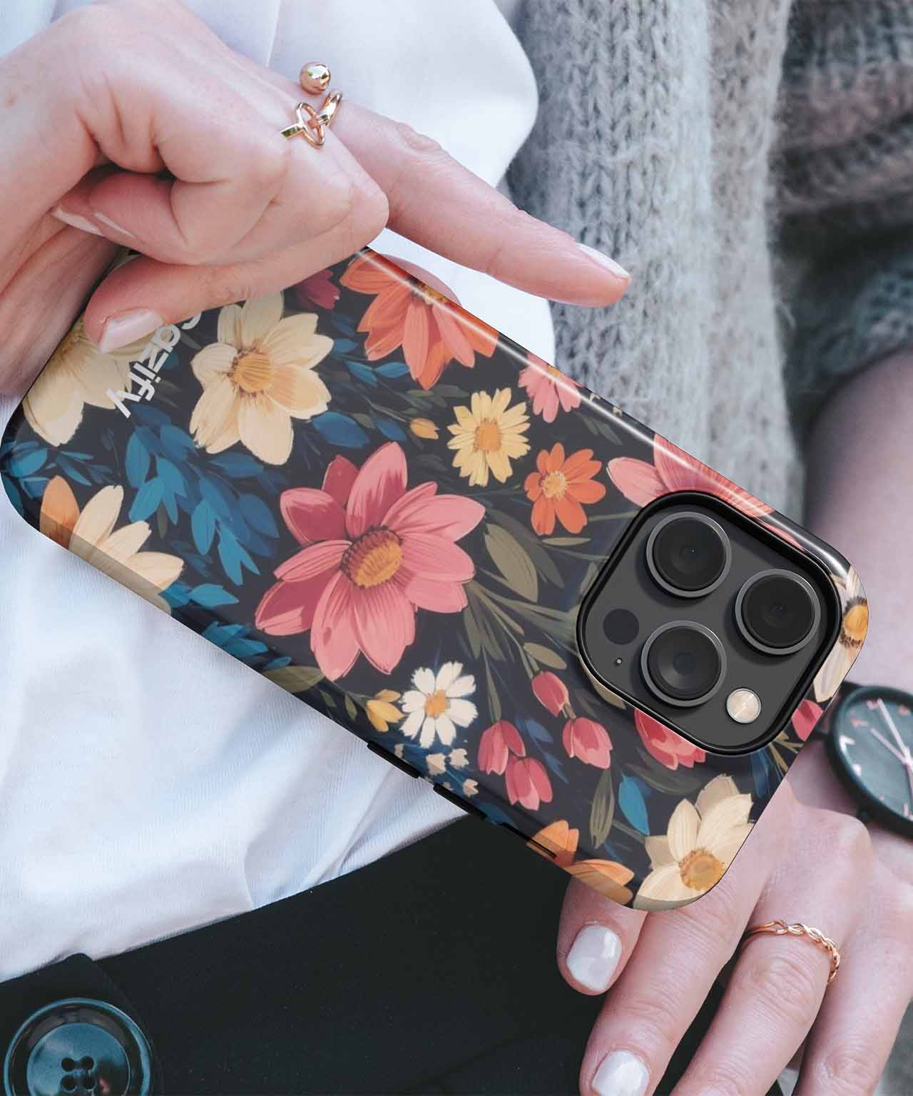 Blooming Garden Party Extravaganza iPhone case Case Cazify - Delivery Canada