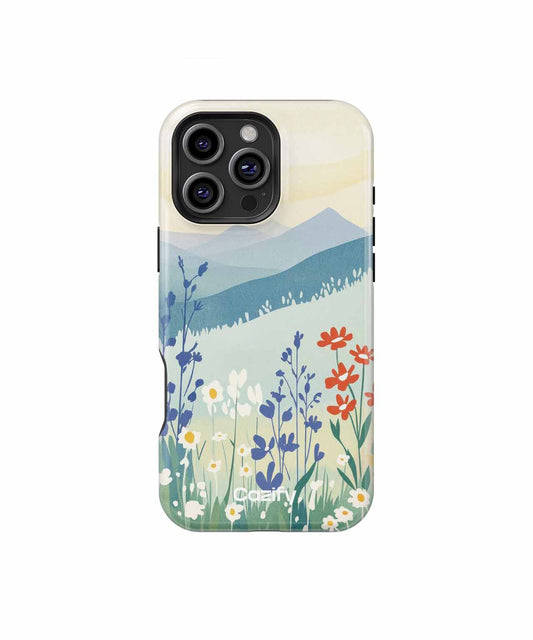Blooming Meadow of Colorful Flowers iPhone case Case Cazify - Delivery Canada