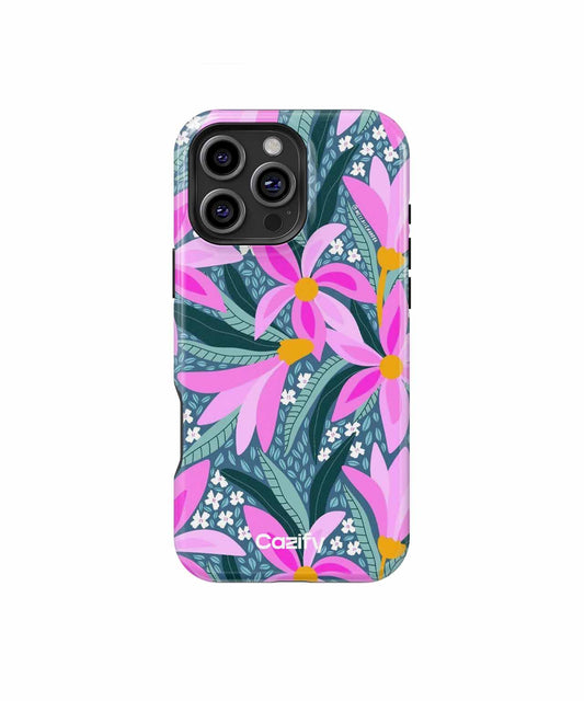 Blooming Pink Paradise of Delightful Flowers iPhone case Case Cazify - Delivery Canada