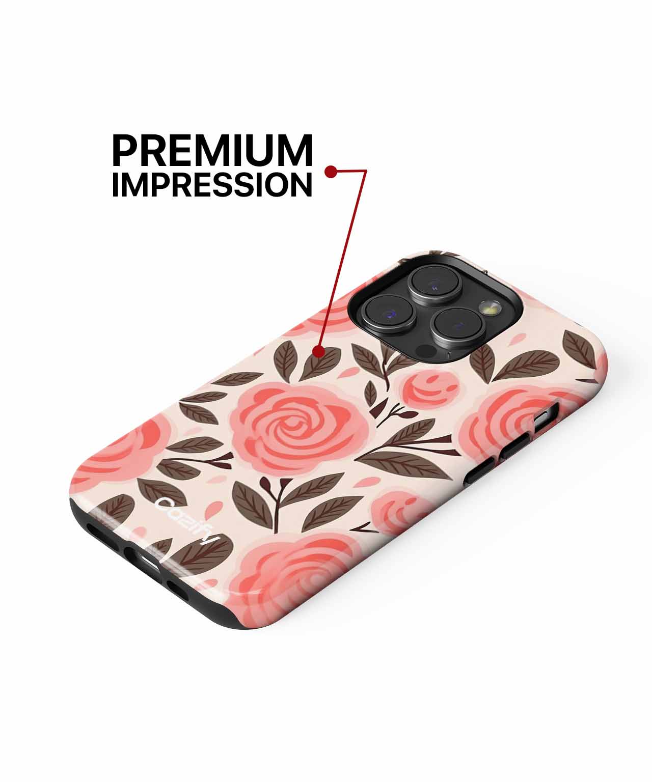 Blooming Pink Petal Paradise iPhone case Case Cazify - Delivery Canada