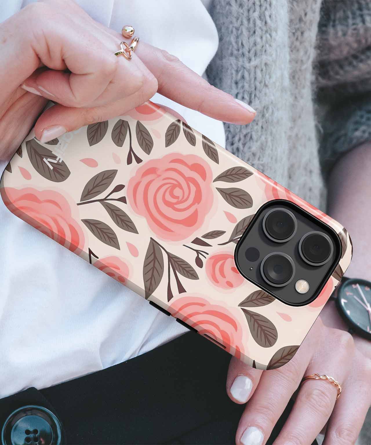 Blooming Pink Petal Paradise iPhone case Case Cazify - Delivery Canada