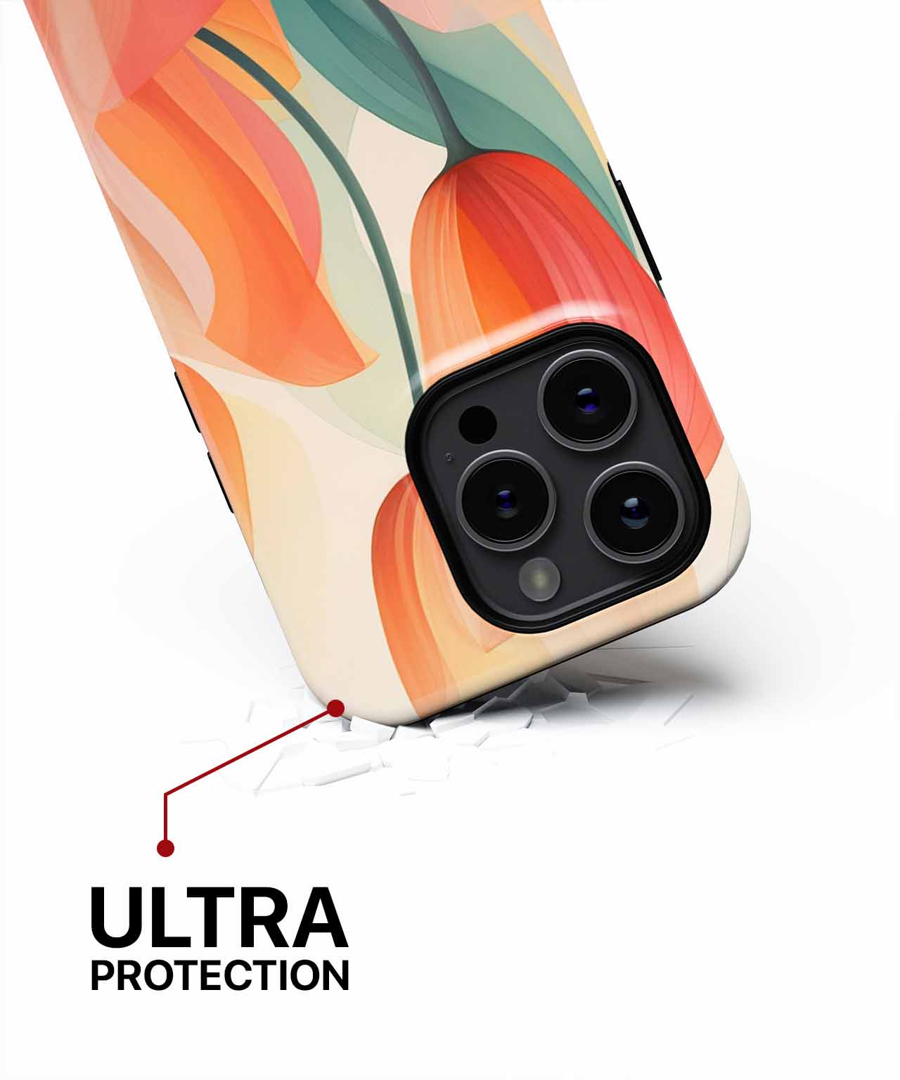 Blooming Tulips in a Colorful Dance iPhone case Case Cazify - Delivery Canada