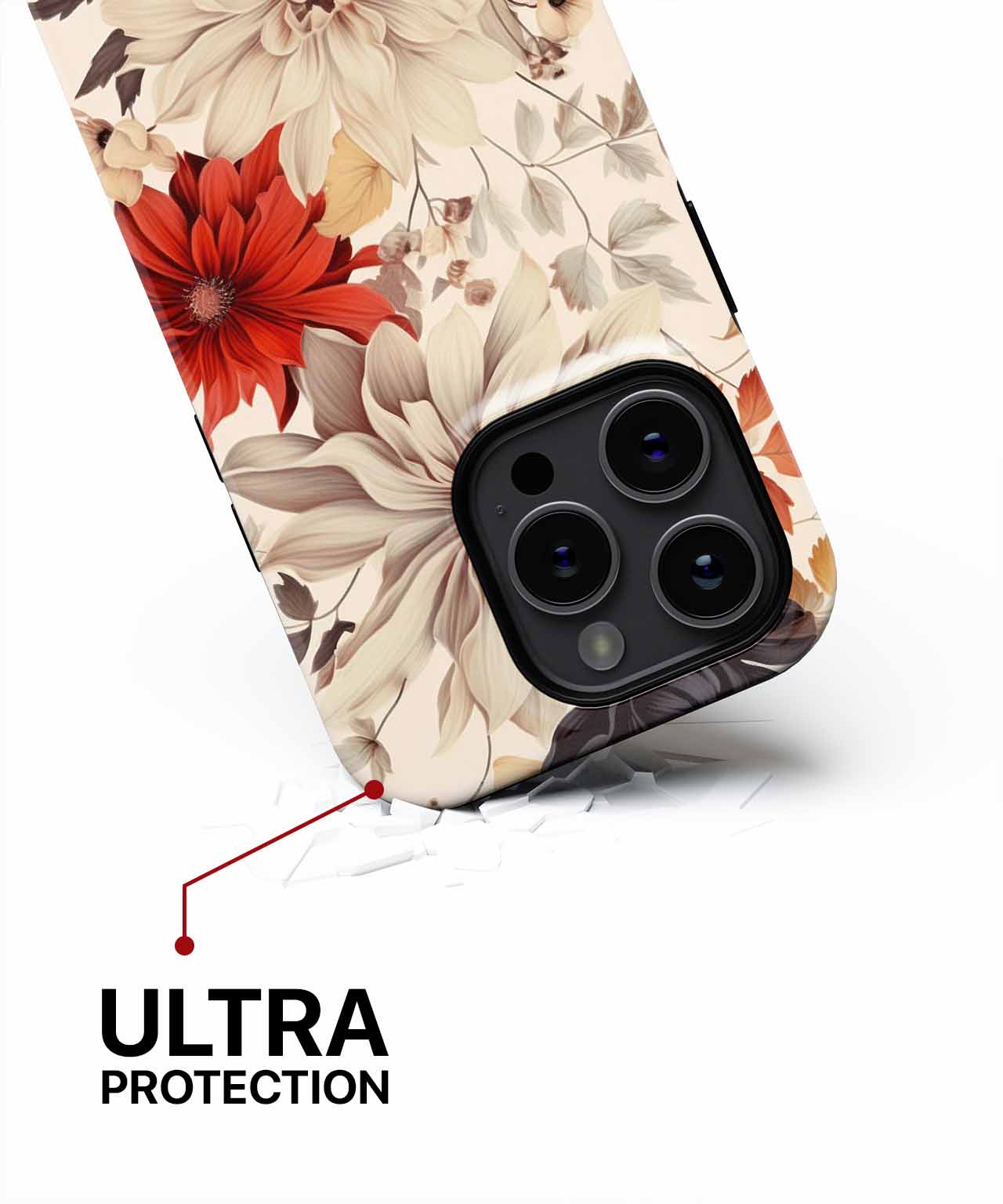 Blooming Whimsy with Colorful Petals iPhone case Case Cazify - Delivery Canada