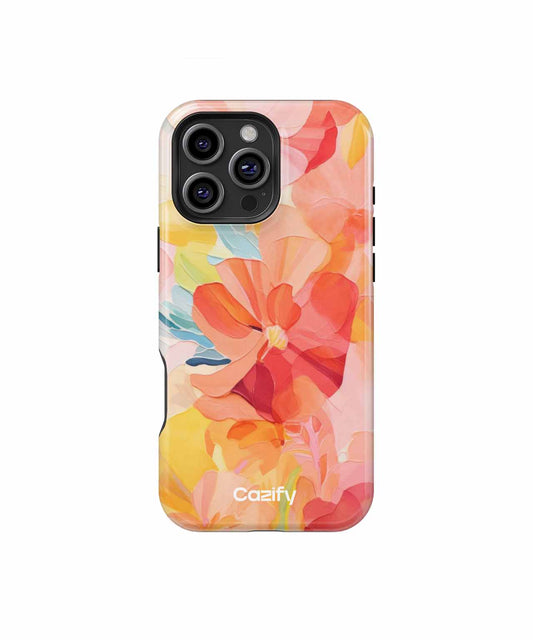 Blossoming Colorful Floral Delight iPhone case Case Cazify - Delivery Canada