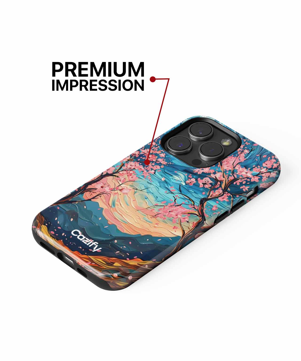 Blossoming Dreams Under a Starry Sky iPhone case Case Cazify - Delivery Canada
