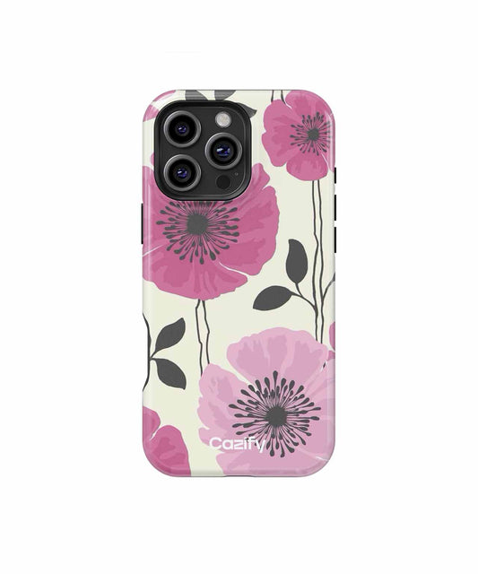 Blossoming Floral Delight in Pink iPhone case Case Cazify - Delivery Canada