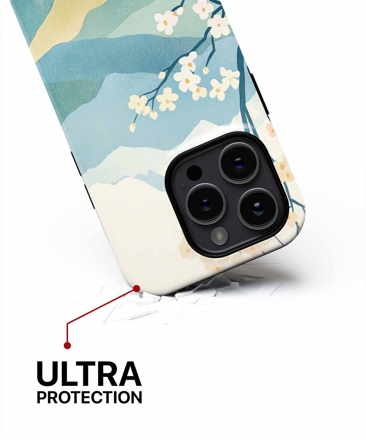 Blossoming Mountains in a Dreamy Landscape iPhone case Case Cazify - Delivery Canada