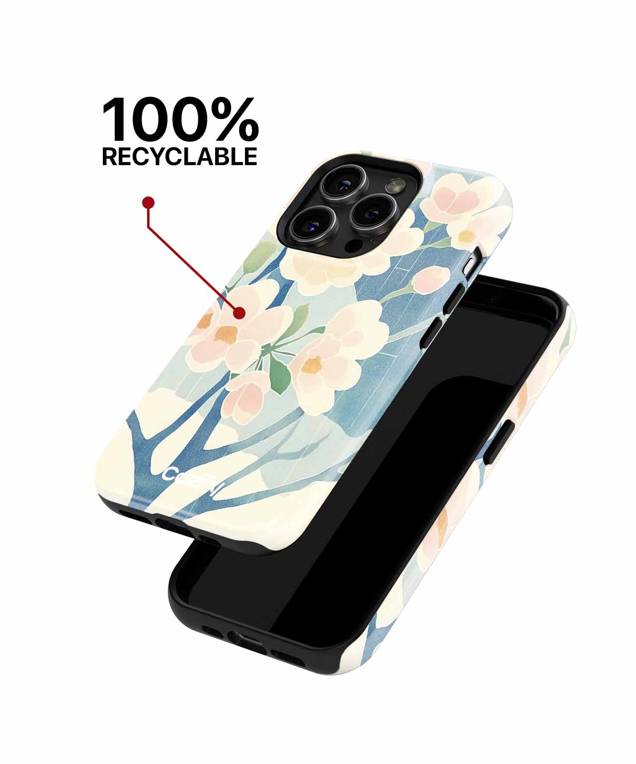 Blossoming Serenity with a Touch of Whimsy iPhone case Case Cazify - Delivery Canada