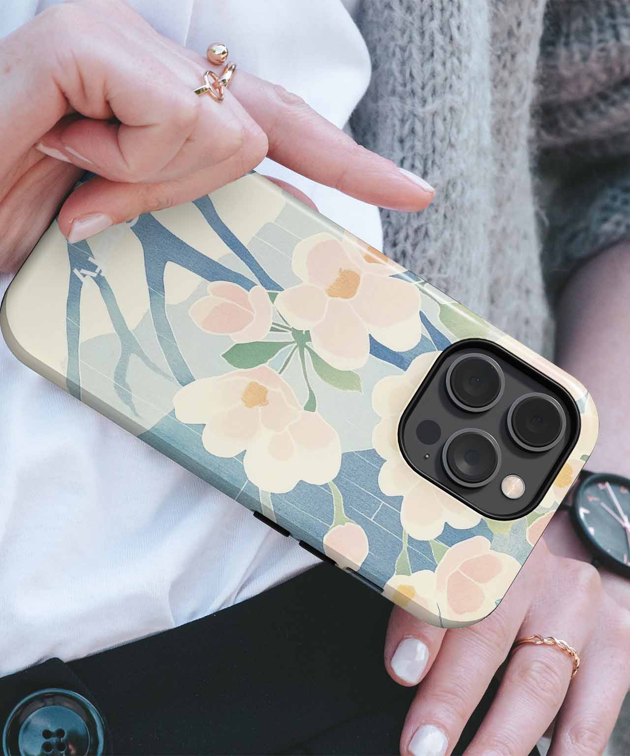 Blossoming Serenity with a Touch of Whimsy iPhone case Case Cazify - Delivery Canada