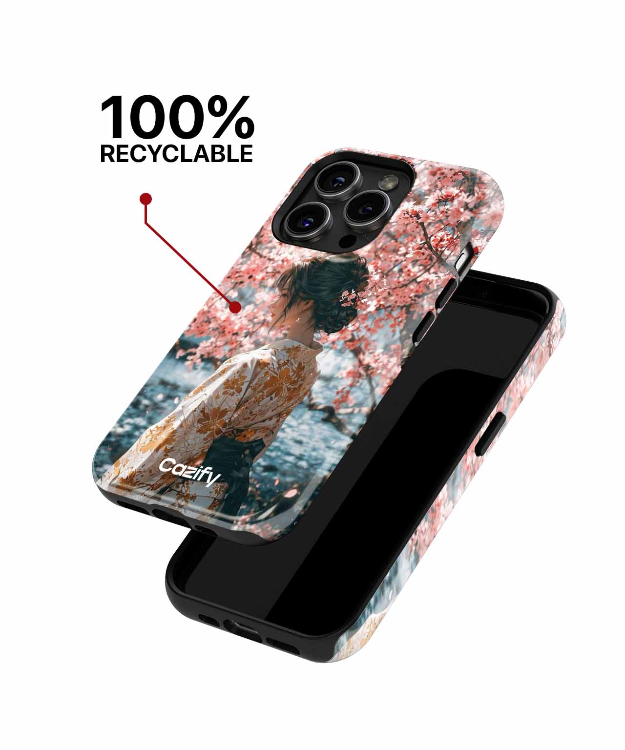 Blossoms and Beauty in Cherry Dreams iPhone case Case Cazify - Delivery Canada
