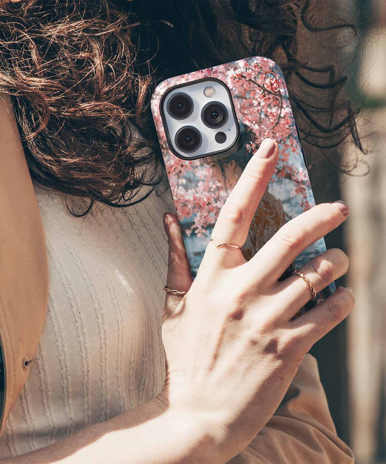 Blossoms and Beauty in Cherry Dreams iPhone case Case Cazify - Delivery Canada