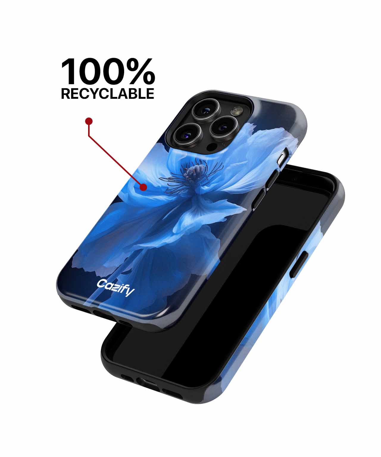Blue Petal Dreams That Dance iPhone case Case Cazify - Delivery Canada