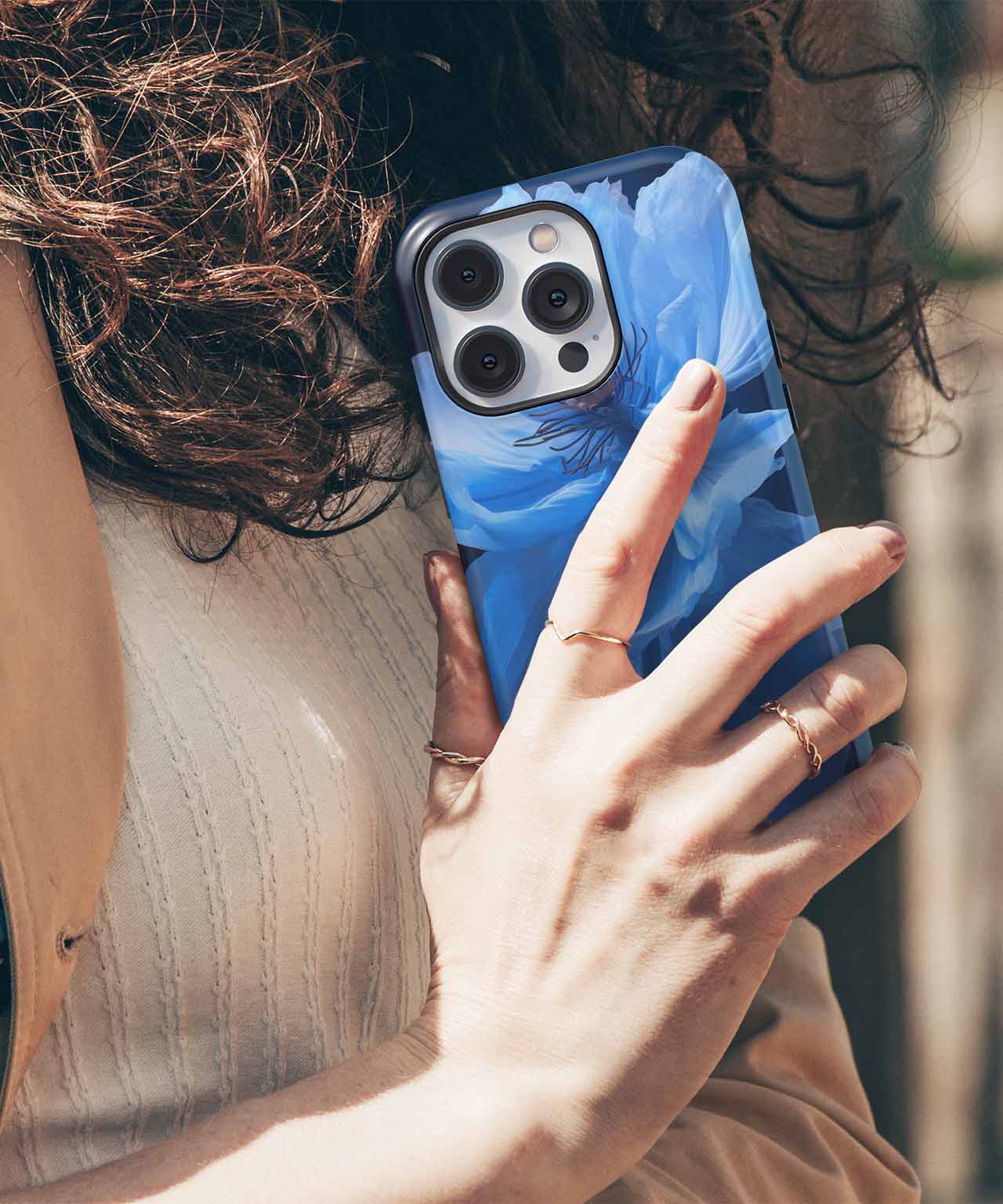 Blue Petal Dreams That Dance iPhone case Case Cazify - Delivery Canada