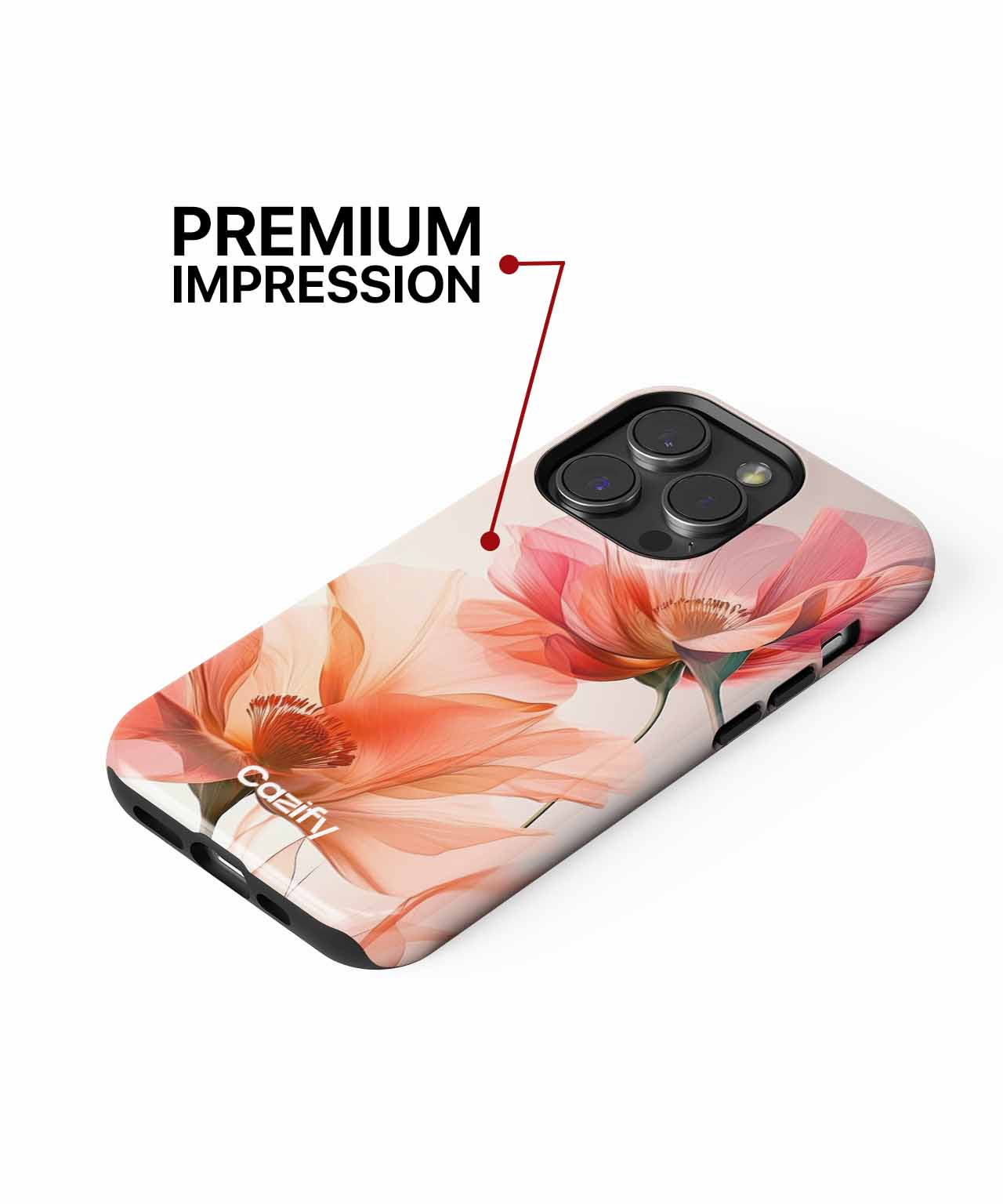 Blushing Petals Dancing in the Breeze iPhone case Case Cazify - Delivery Canada