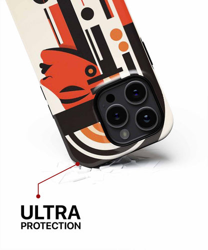 Bold Geometric Elegance with a Twist iPhone case Case Cazify - Delivery Canada