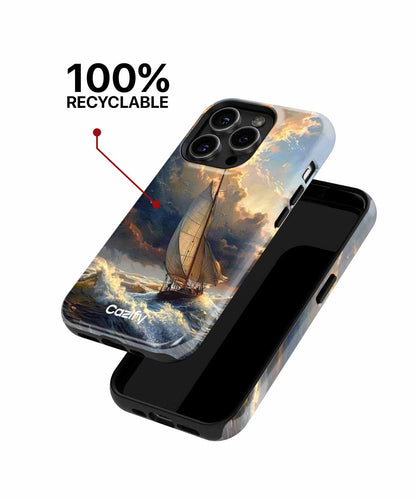 Brave Sailor Dancing with Waves iPhone case Case Cazify - Delivery Canada