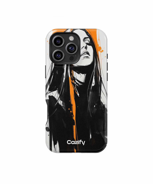 Breath of Bold Orange Dreams iPhone case Case Cazify - Delivery Canada