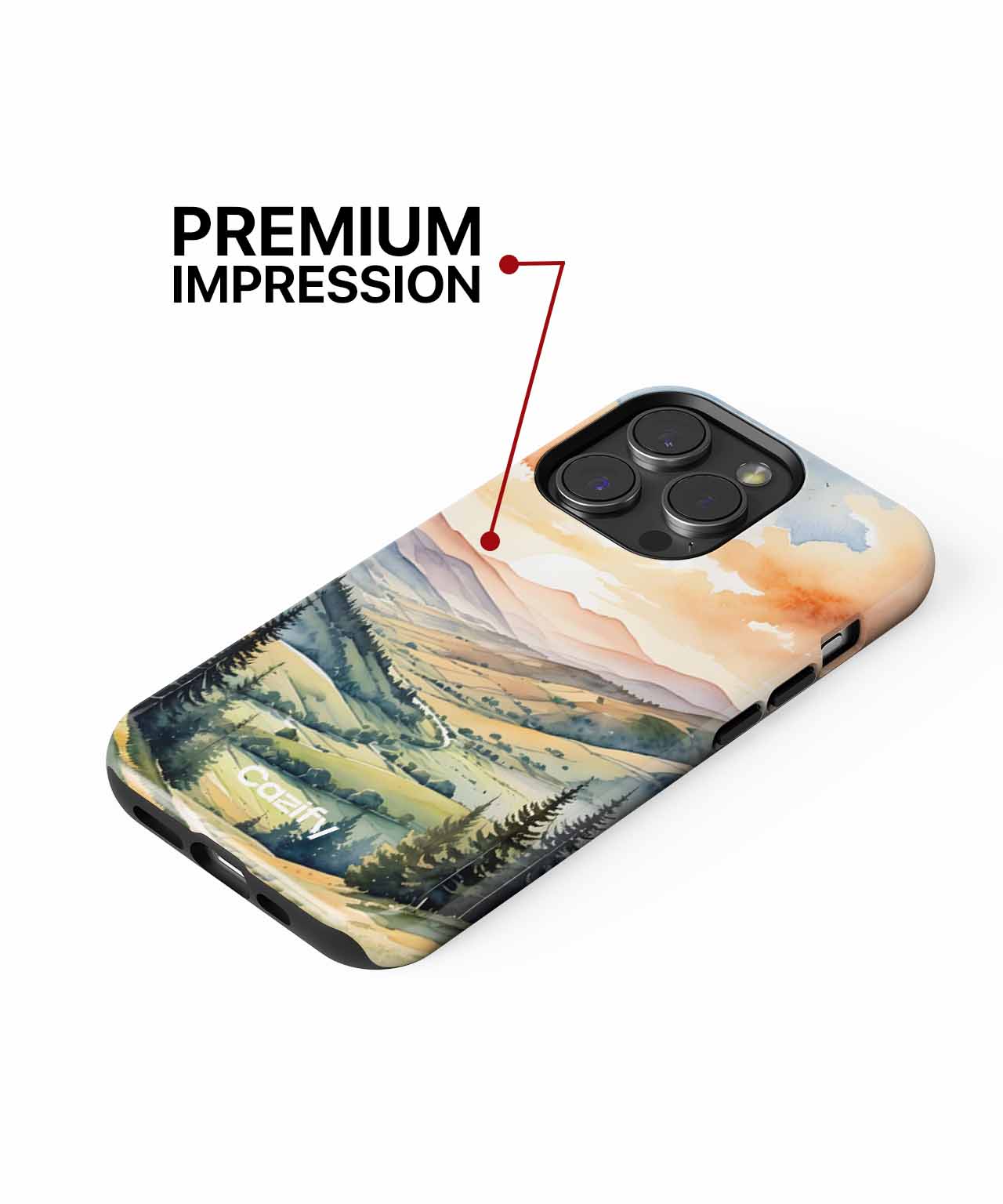 Breathtaking Scenic Mountain Pathway iPhone case Case Cazify - Delivery Canada