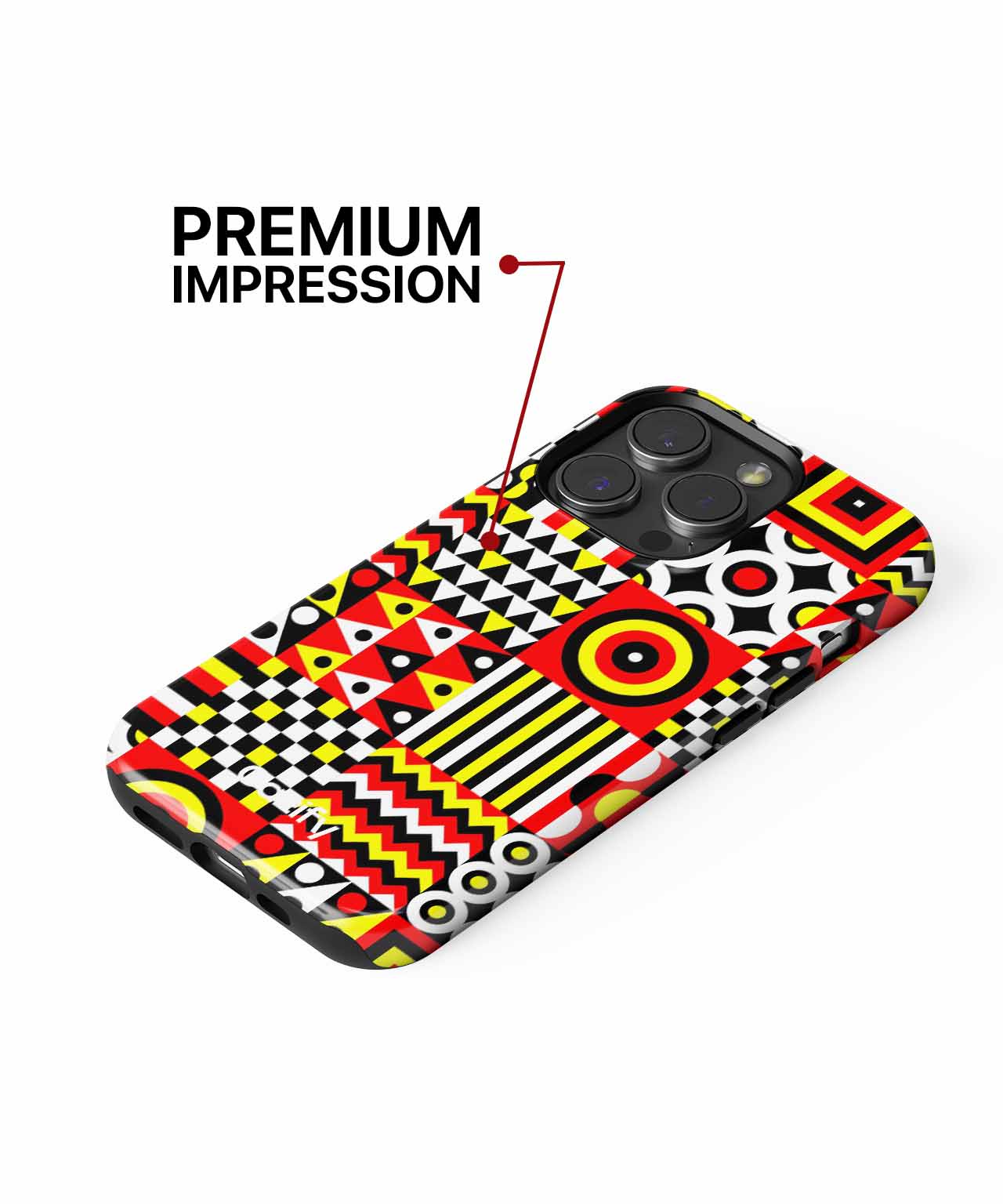 Bright and Bold Colorful Patterns iPhone case Case Cazify - Delivery Canada