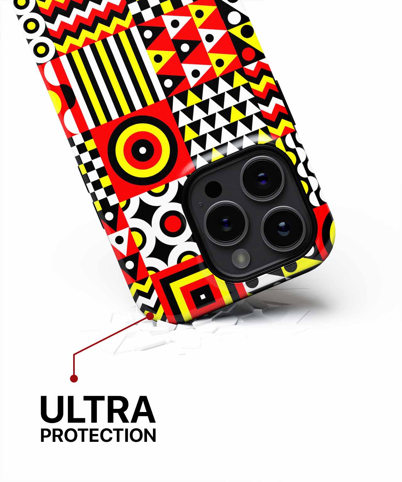 Bright and Bold Colorful Patterns iPhone case Case Cazify - Delivery Canada