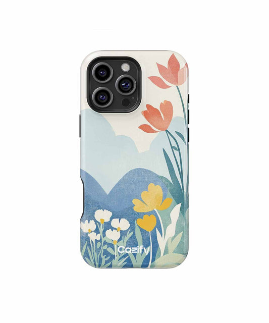 Bright Cheerful Floral Fantasy iPhone case Case Cazify - Delivery Canada