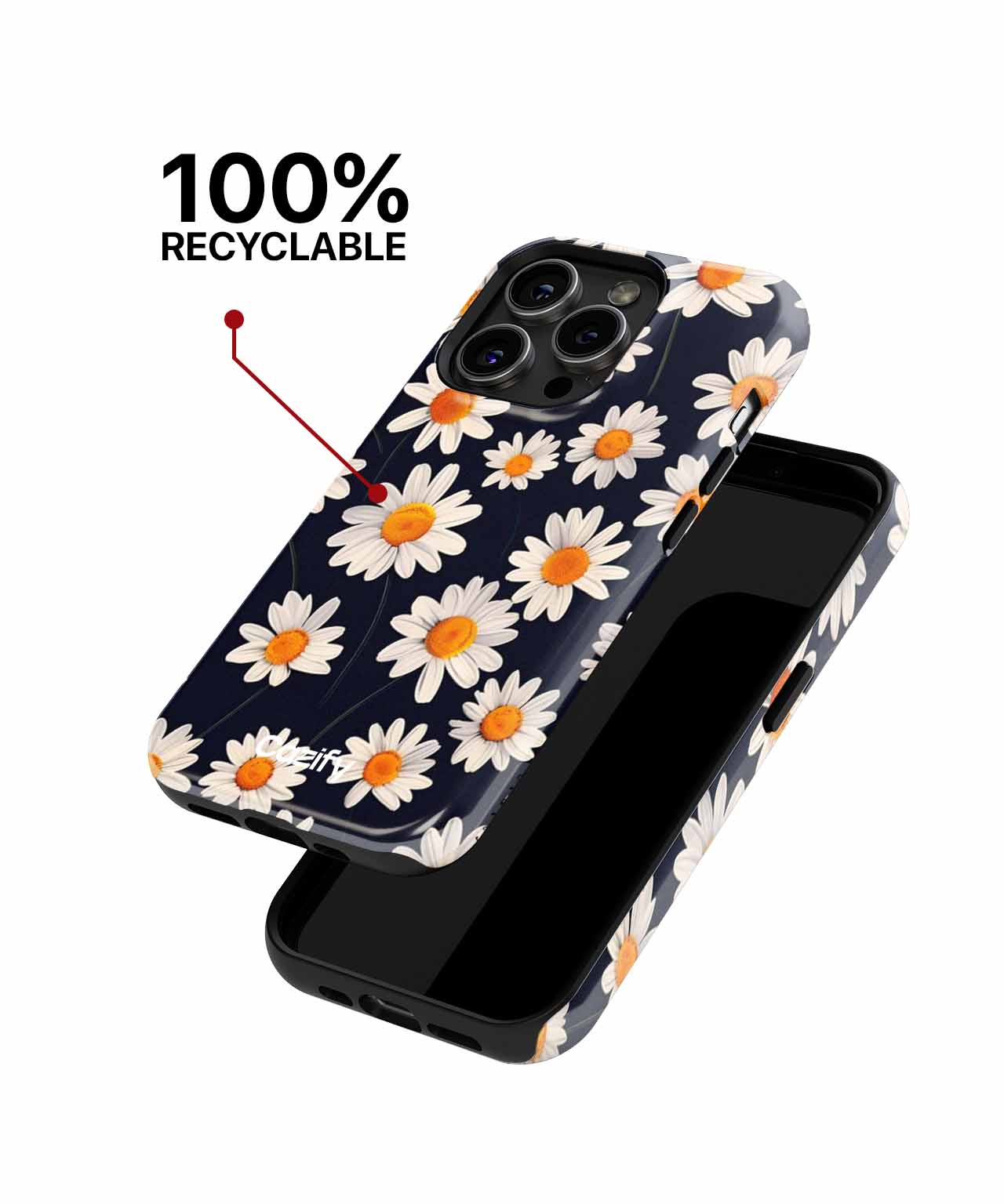 Bright Daisy Field of Delight iPhone case Case Cazify - Delivery Canada