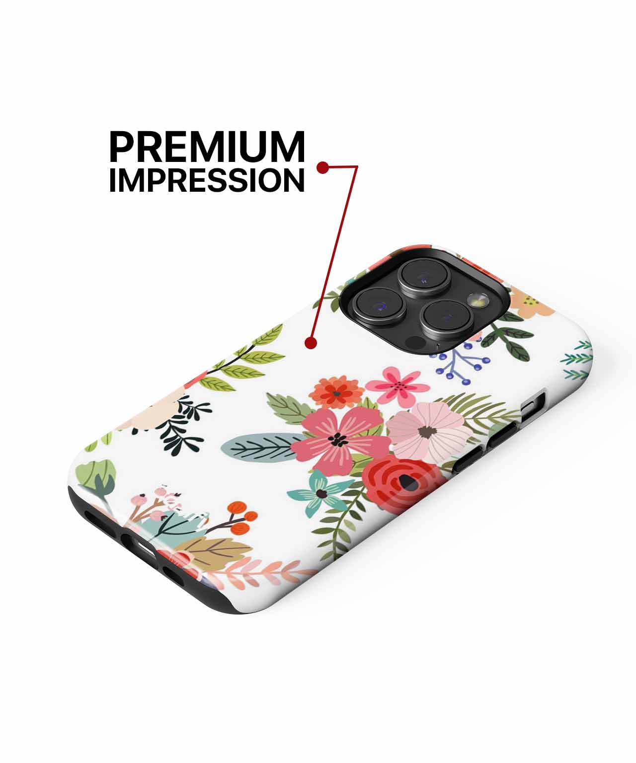 Bright Floral Delight with Cheerful Blooms iPhone case Case Cazify - Delivery Canada
