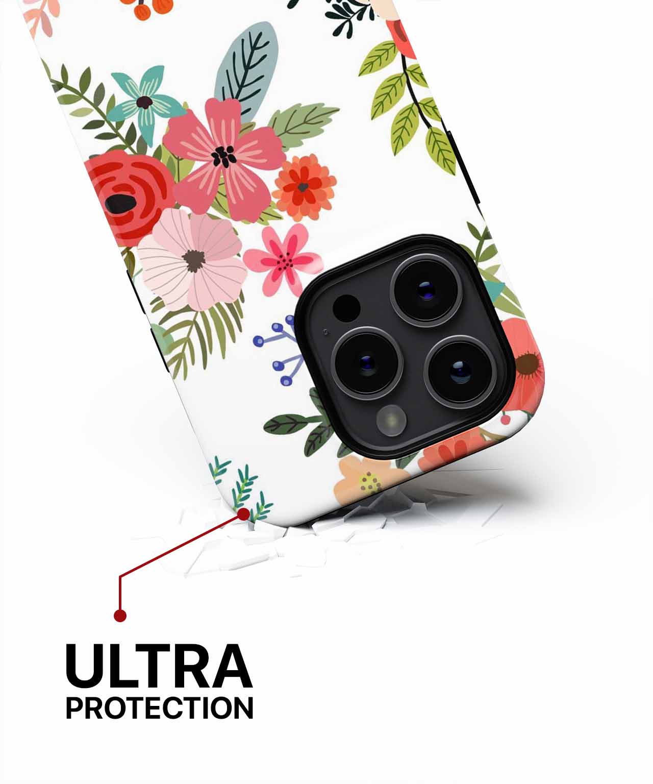 Bright Floral Delight with Cheerful Blooms iPhone case Case Cazify - Delivery Canada