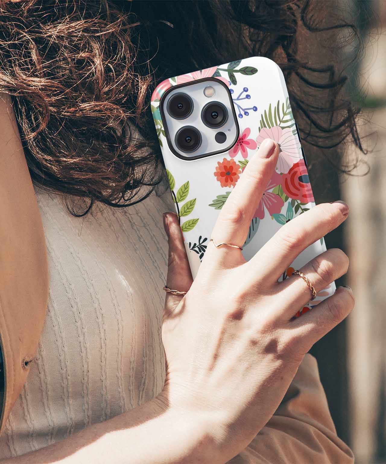 Bright Floral Delight with Cheerful Blooms iPhone case Case Cazify - Delivery Canada