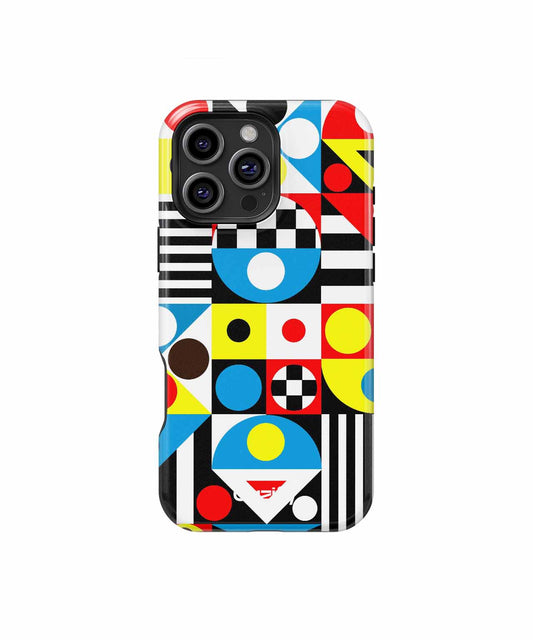 Bright Geometric Fun for Every Space iPhone case Case Cazify - Delivery Canada