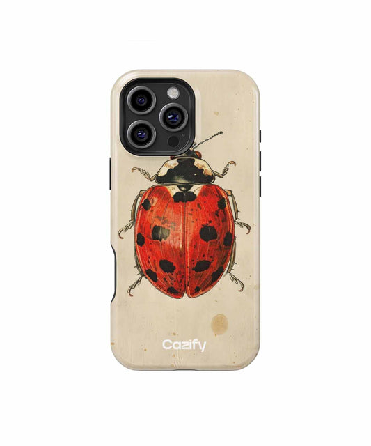 Bright Red Polka Dot Ladybug Adventure iPhone case Case Cazify - Delivery Canada