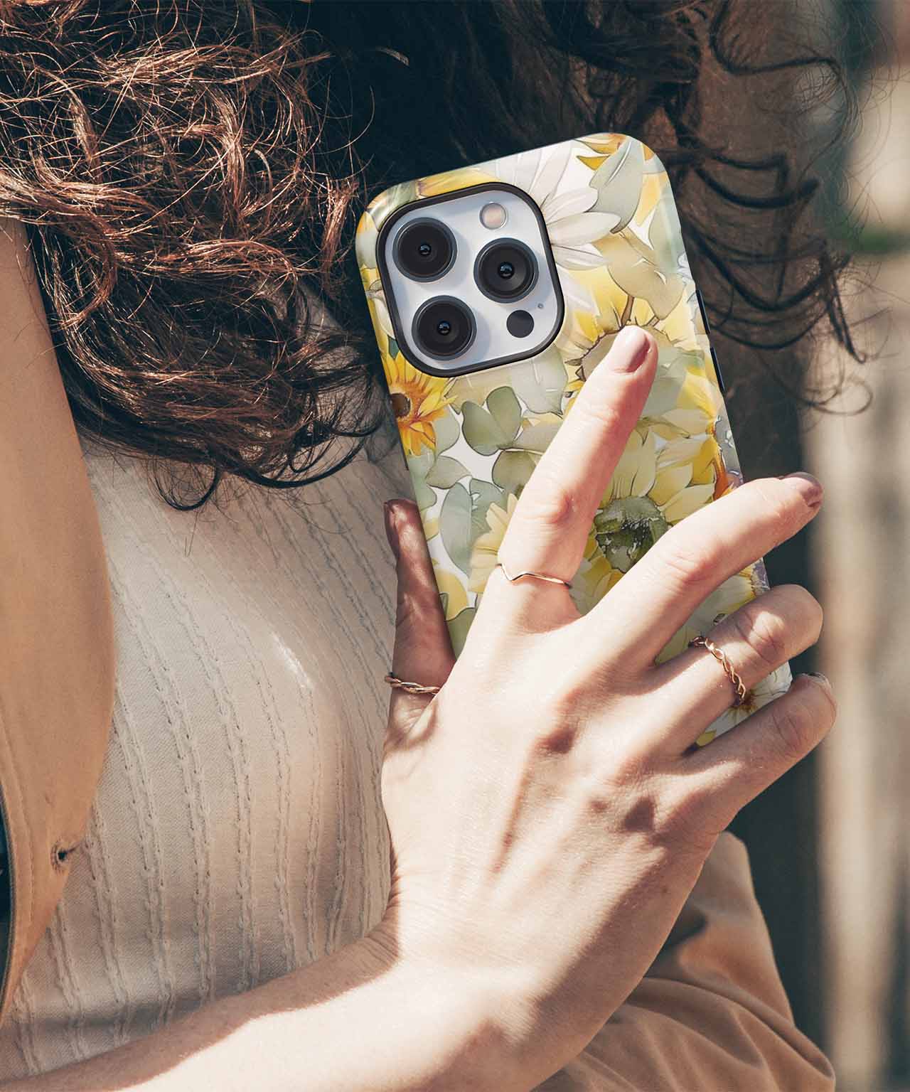 Bright Sunny Garden of Cheerful Blooms iPhone case Case Cazify - Delivery Canada