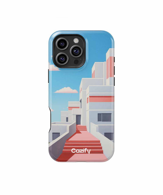 Bright Sunny Steps to Nowhere iPhone case Case Cazify - Delivery Canada