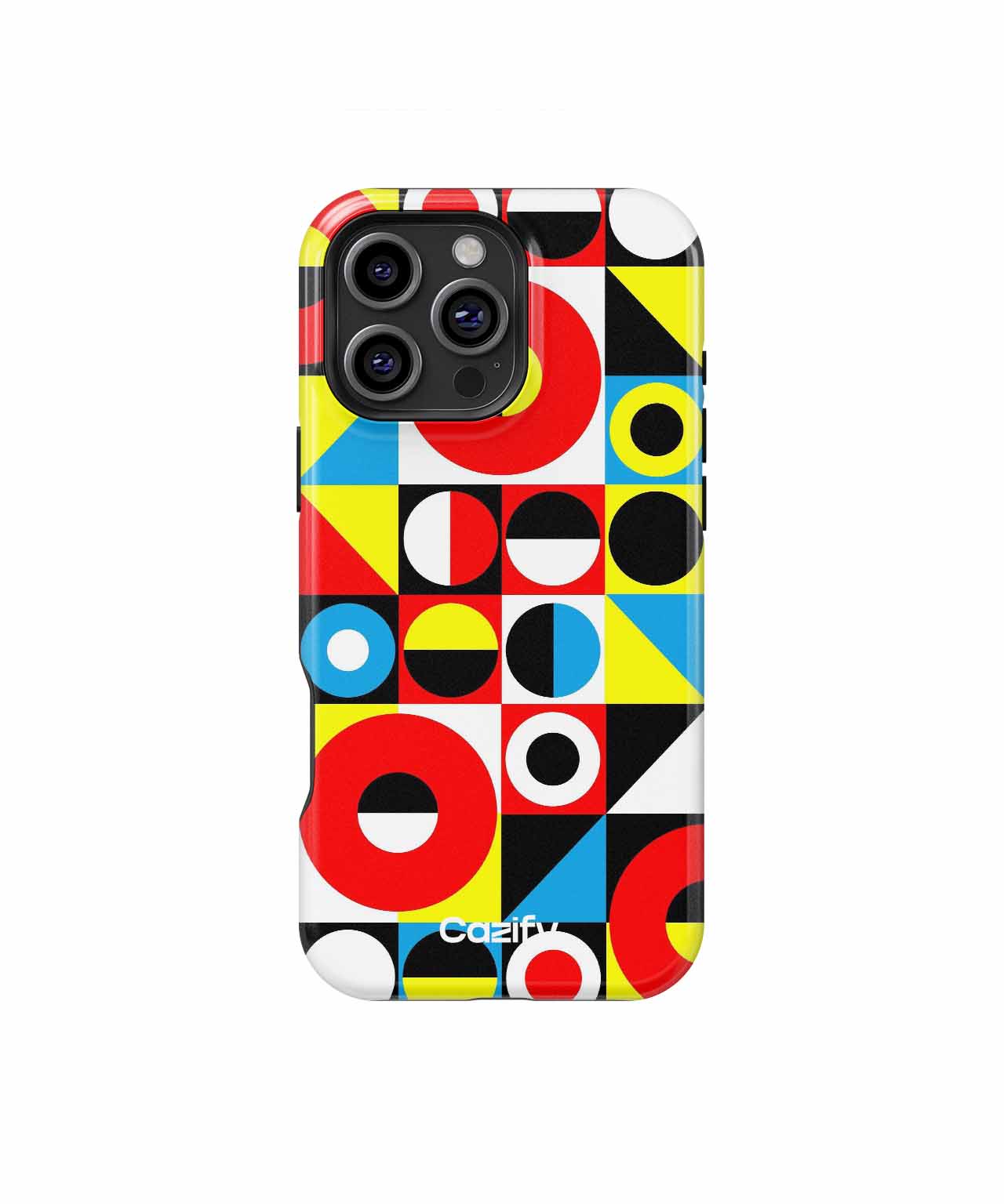 Brightly Cheerful Geometric Color Explosion iPhone case Case Cazify - Delivery Canada