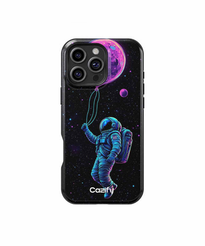 Bubbly Astronaut Floating in Space iPhone case Case Cazify - Delivery Canada