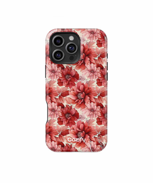 Bursting Blooms of Red Happiness iPhone case Case Cazify - Delivery Canada