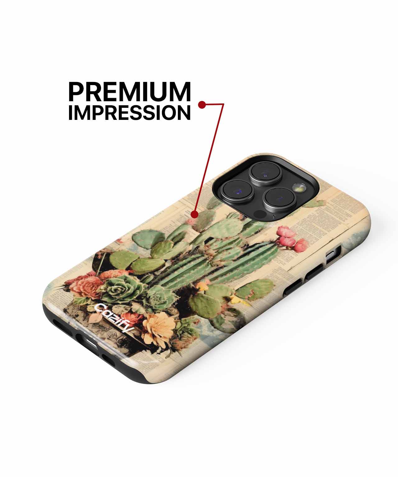 Cactus Party in a Pot iPhone case Case Cazify - Delivery Canada