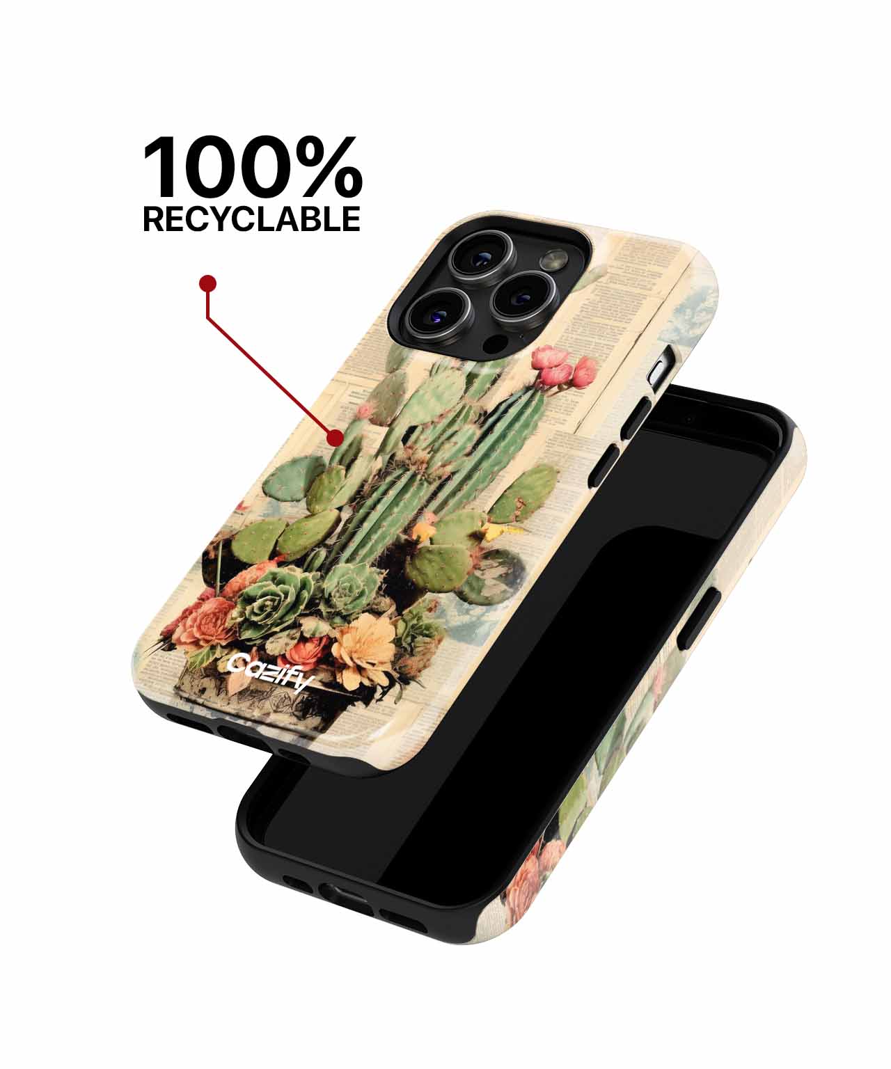 Cactus Party in a Pot iPhone case Case Cazify - Delivery Canada