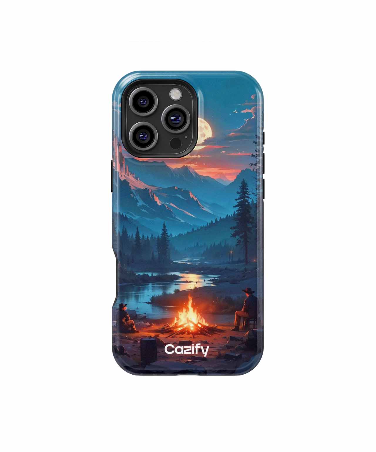 Campfire Tales Under the Moonlight iPhone case Case Cazify - Delivery Canada