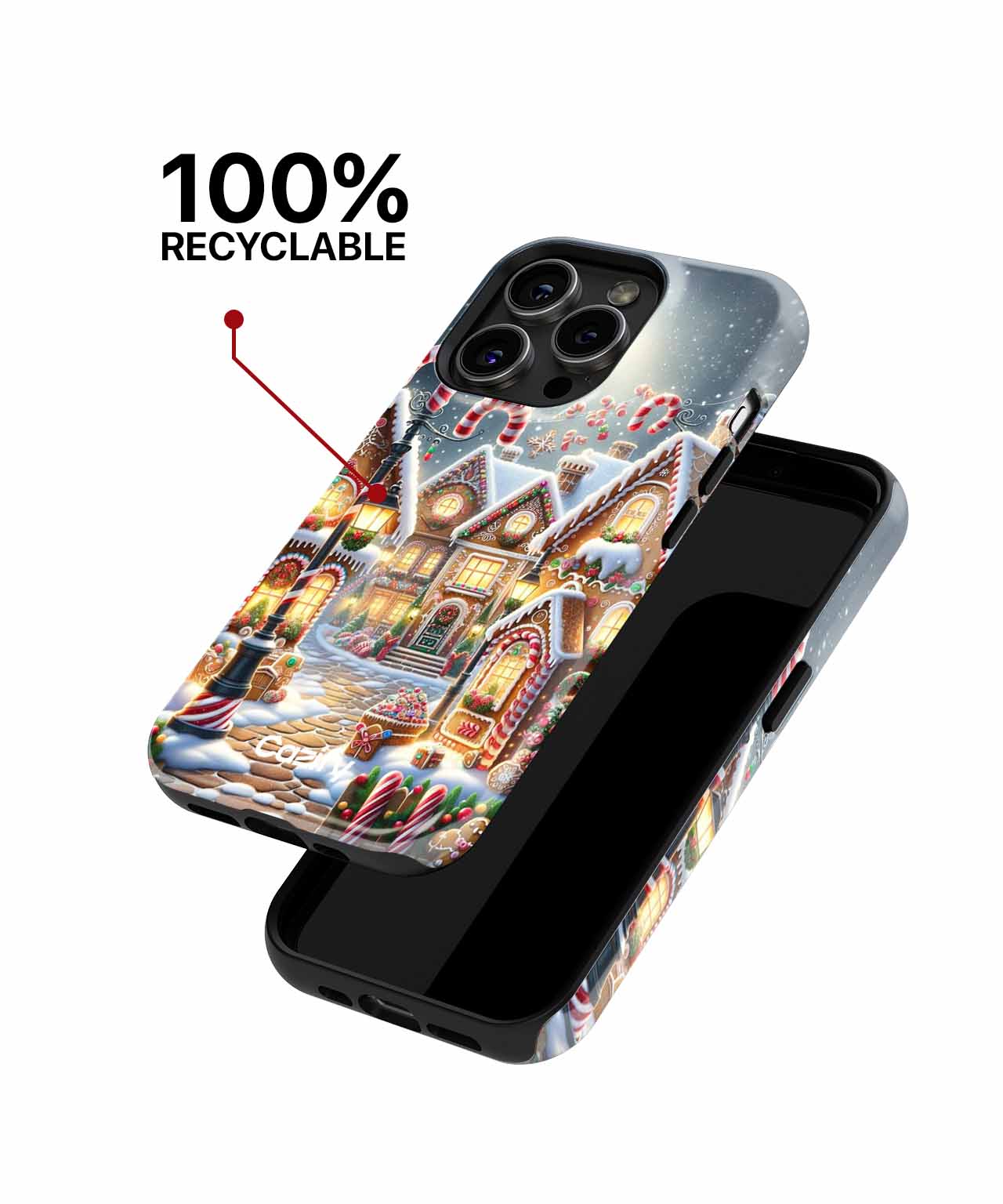 Candyland Village of Holiday Cheer iPhone case Case Cazify - Delivery Canada