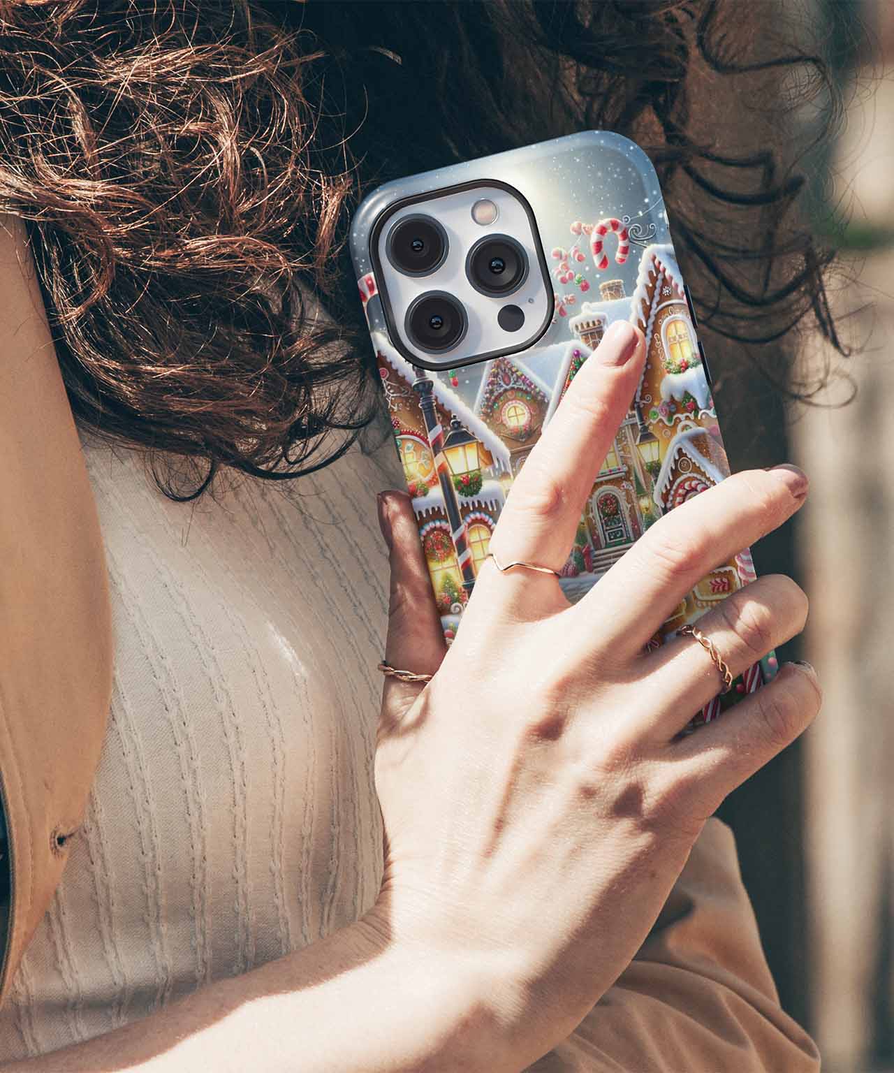 Candyland Village of Holiday Cheer iPhone case Case Cazify - Delivery Canada