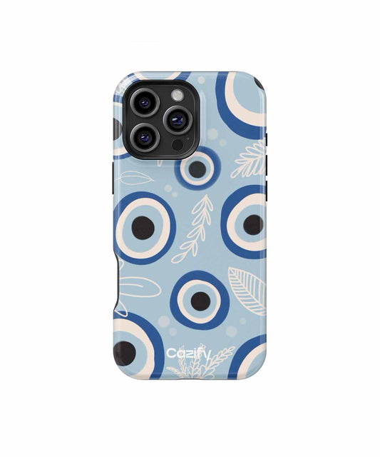 Charming Blue Eye Pattern Vibes iPhone case Case Cazify - Delivery Canada