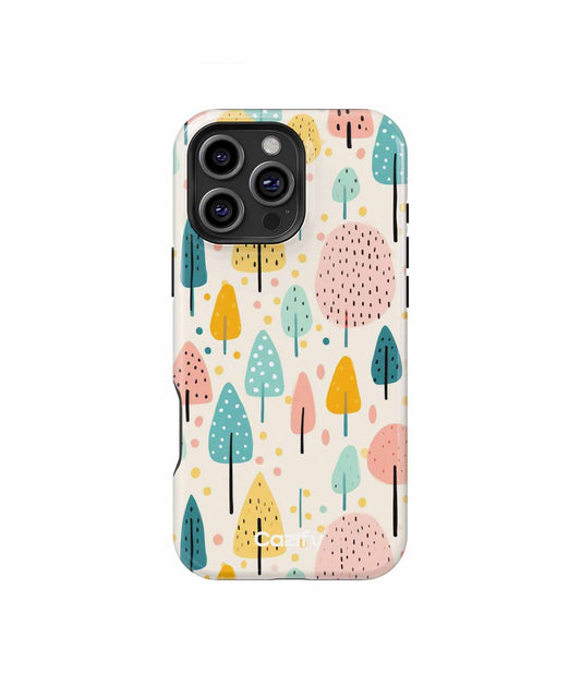 Charming Colorful Forest Party iPhone case Case Cazify - Delivery Canada