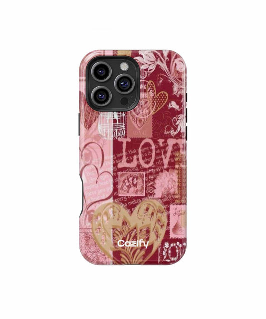 Charming Hearts and Love Kisses iPhone case Case Cazify - Delivery Canada